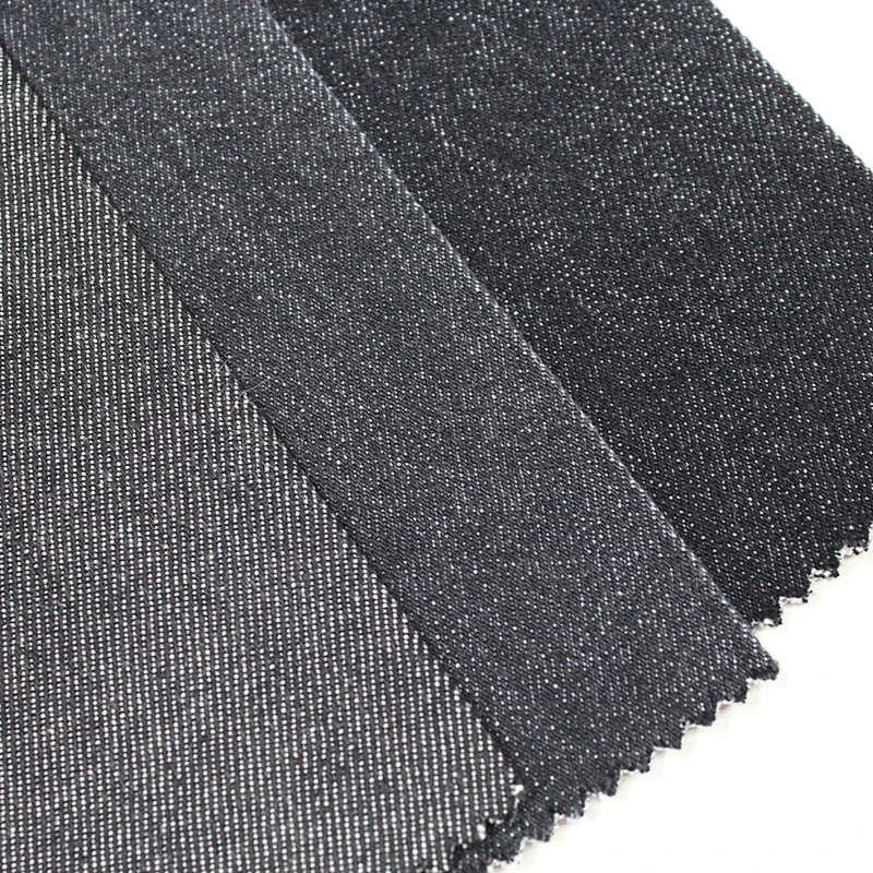 10.2oz cheap 98% cotton 2% spandex denim check fabric