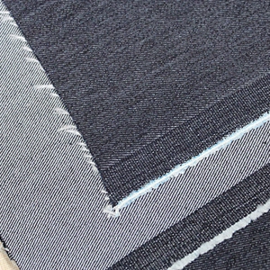 cotton polyester fabric denim indigo with stretch in stock