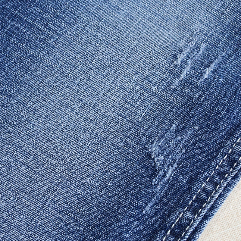 Indigo stretch denim fabric for Dubai men textile style