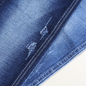 Indigo stretch denim fabric for Dubai men textile style