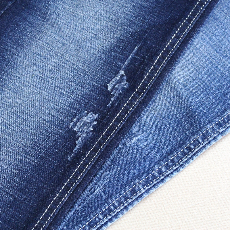 Indigo stretch denim fabric for Dubai men textile style