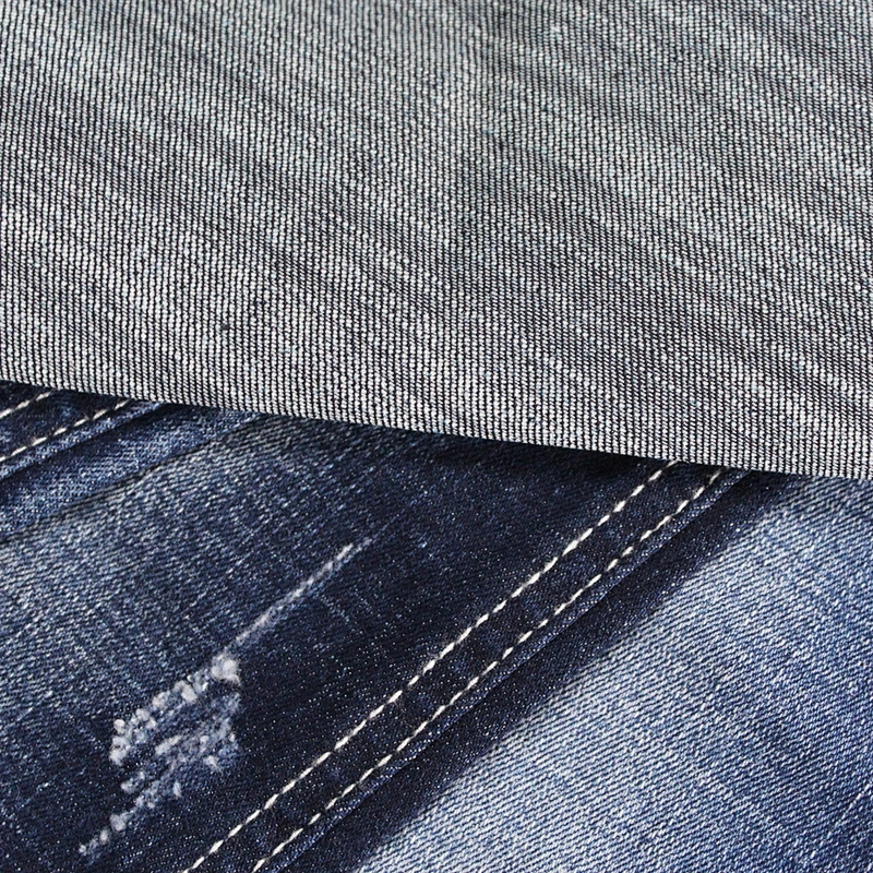 Indigo stretch denim fabric for Dubai men textile style