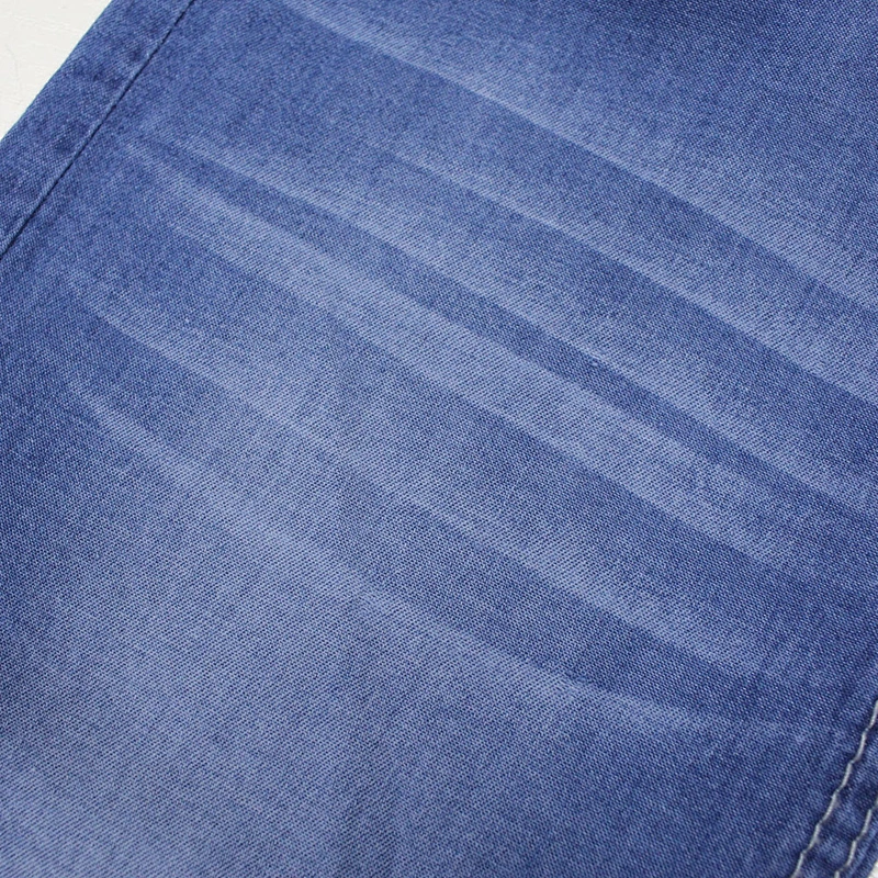 Top quality 100% cotton 32s*32s blue woven denim fabric