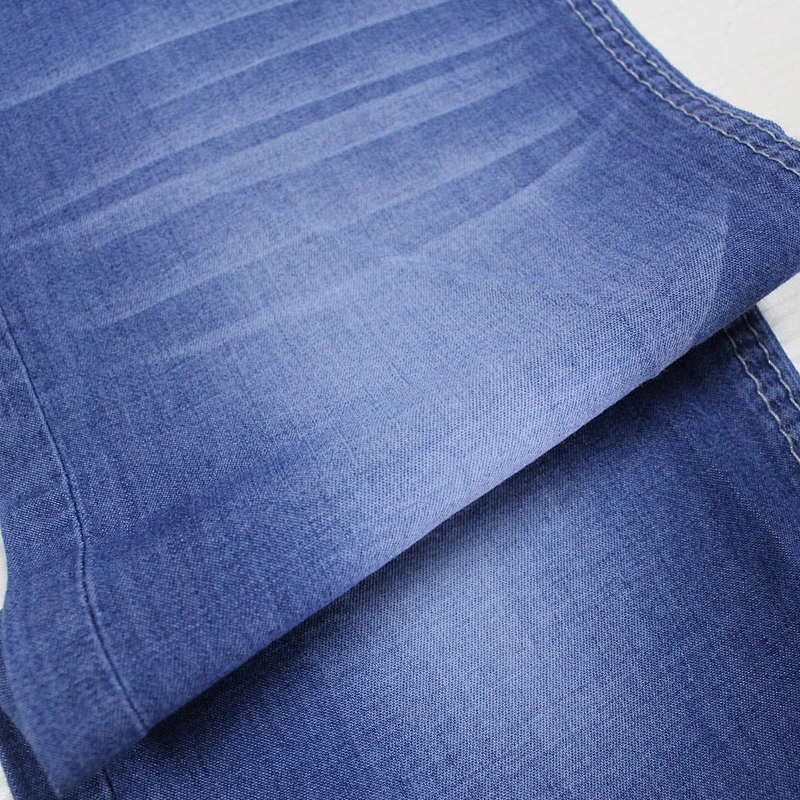 Top quality 100% cotton 32s*32s blue woven denim fabric