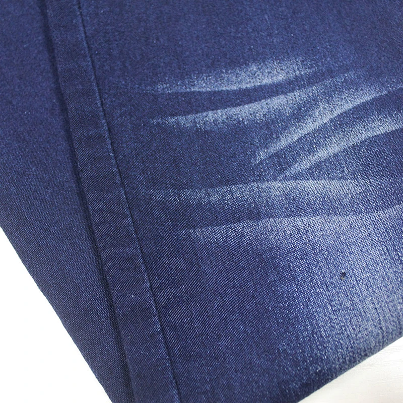 High Quality stock blue polyester cotton tc denim fabric for jeans