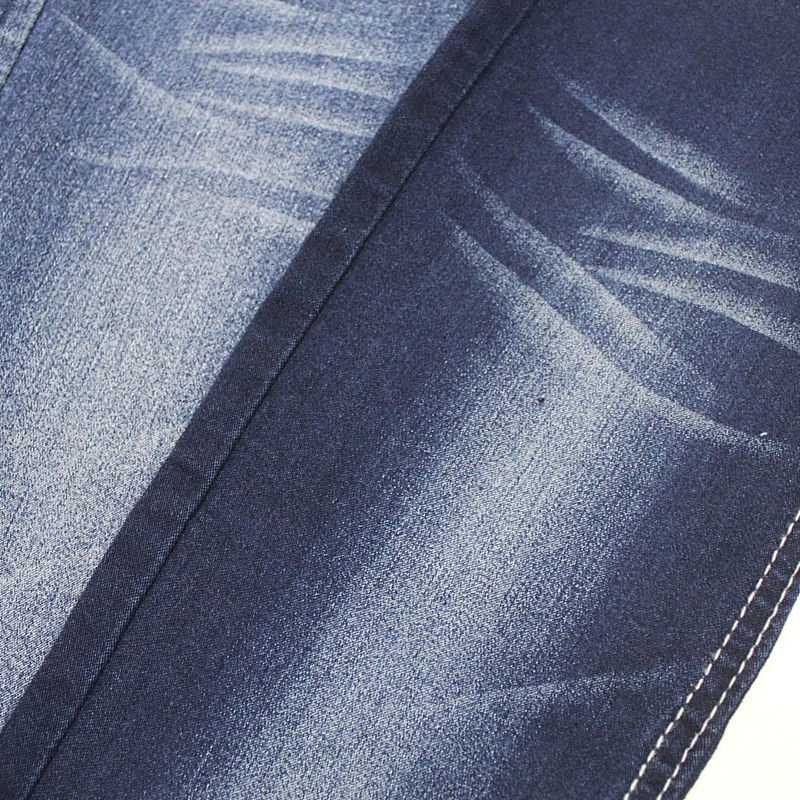 High Quality stock blue polyester cotton tc denim fabric for jeans