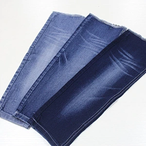 High Quality stock blue polyester cotton tc denim fabric for jeans