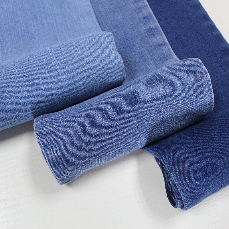 Top quality blue woven denim fabric