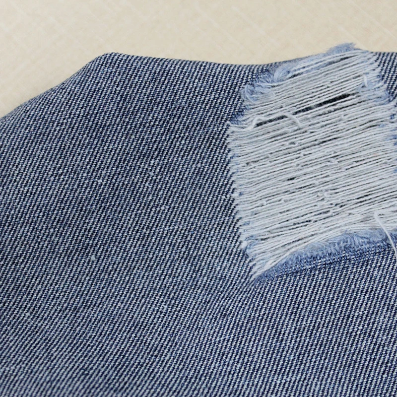 100% cotton heavy denim fabric 375gsm from China