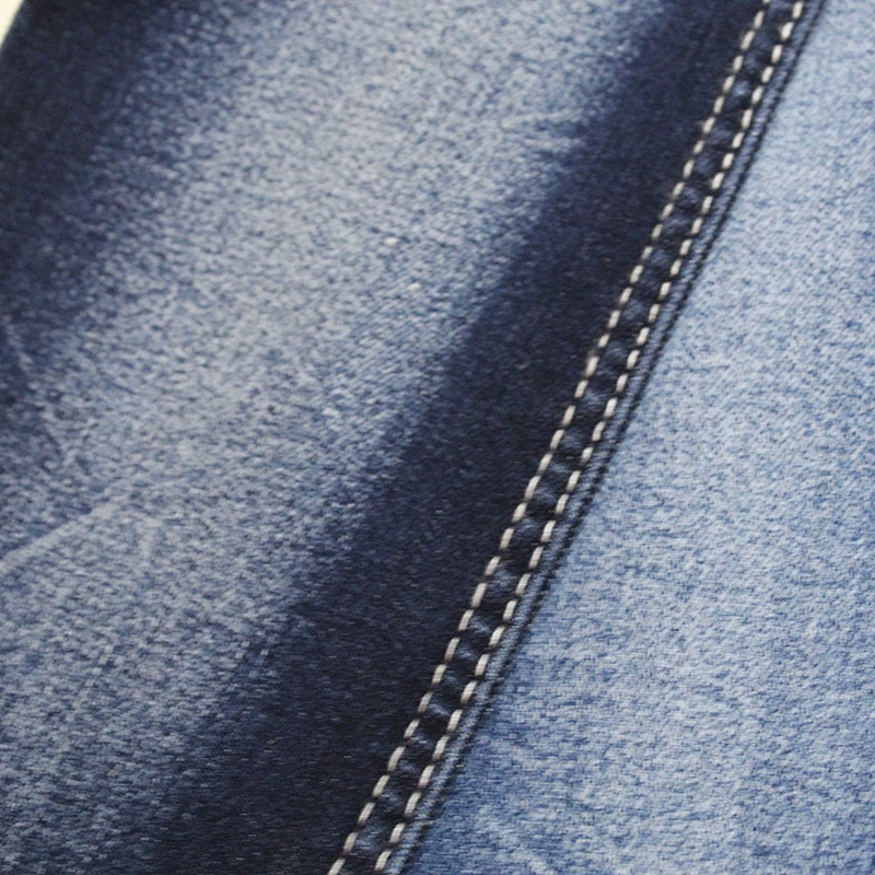 Indigo blue denim jeans fabric 97% cotton cheap price to South America