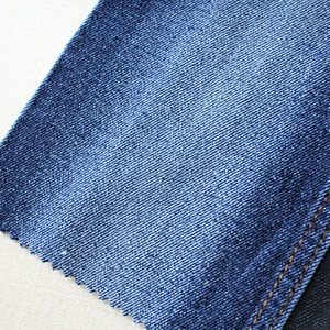 Fashion women twill recycled textile denim fabric wholesale
