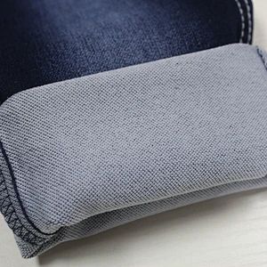 Factory price washed twill woven 16s 9oz denim fabric for jeans