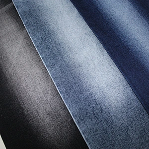 Top quality blue jacquard denim jean fabric