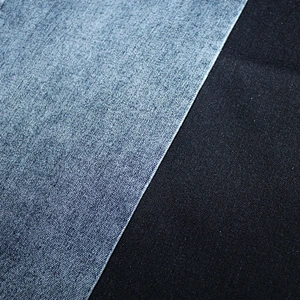 Top quality blue jacquard denim jean fabric