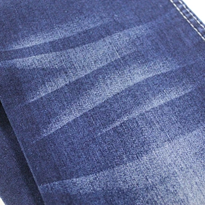 Top quality blue jacquard denim jean fabric