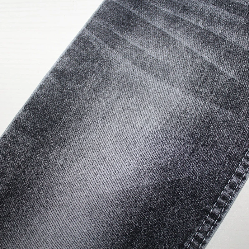 Top quality blue jacquard denim jean fabric