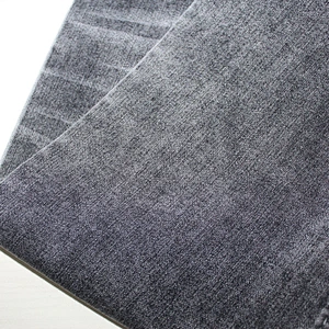 Top quality blue jacquard denim jean fabric