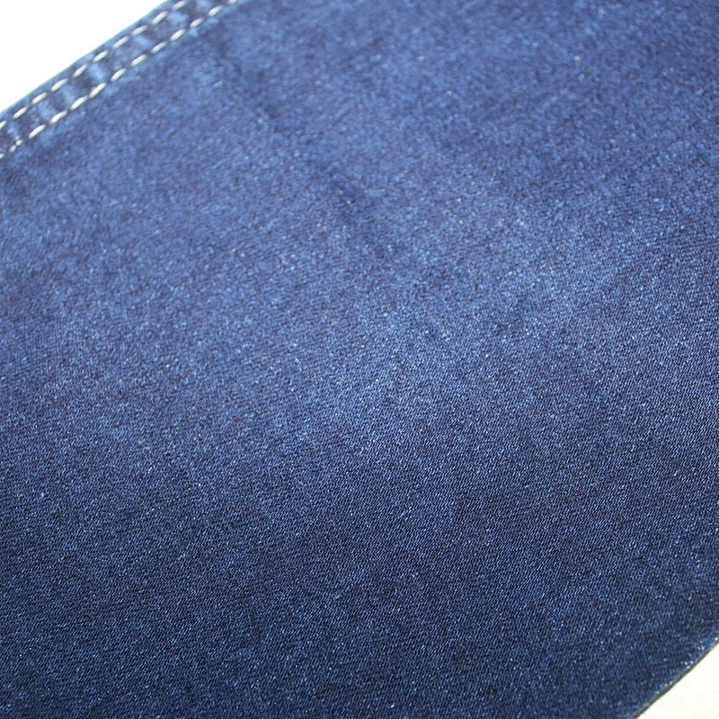 Top quality blue jacquard denim jean fabric