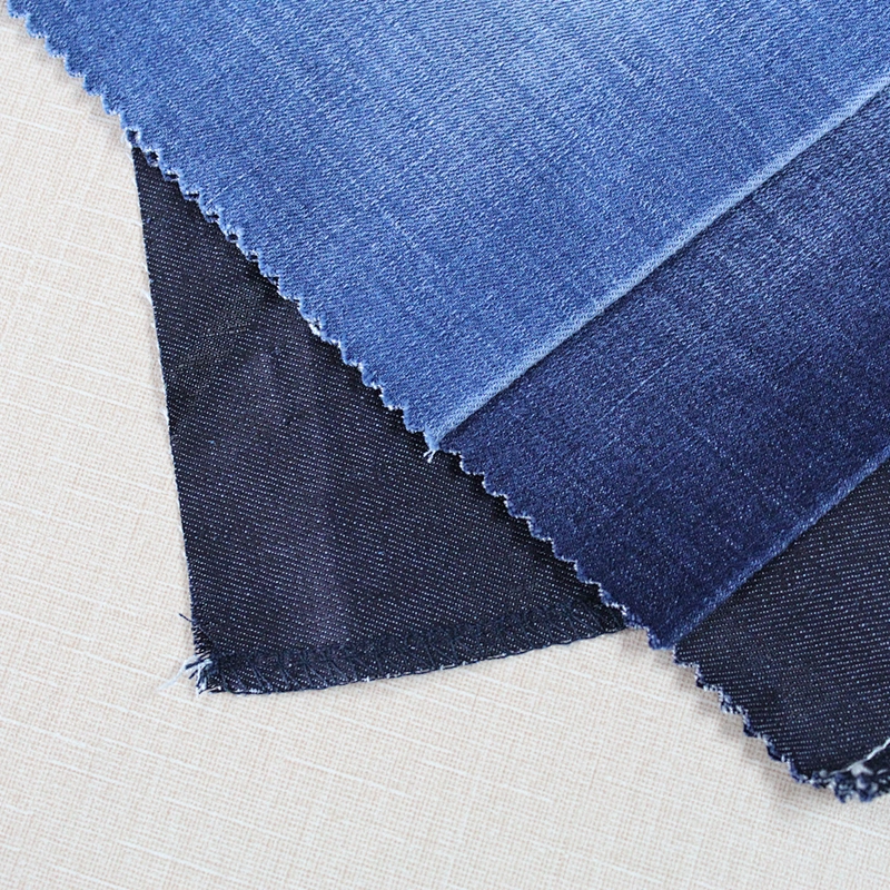 Rayon polyester cotton fabric 245gsm spandex denim fabric