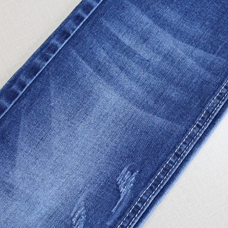 Professional slub clothing fabric for jeans with good price