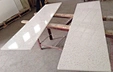 white quartz countertop