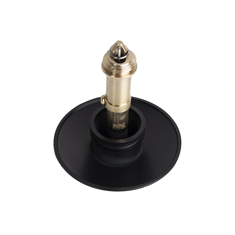 Bathroom Sink Drain without Overflow, Pop up Drain Stopper with Big Cap, for Vessel Sink, matte black