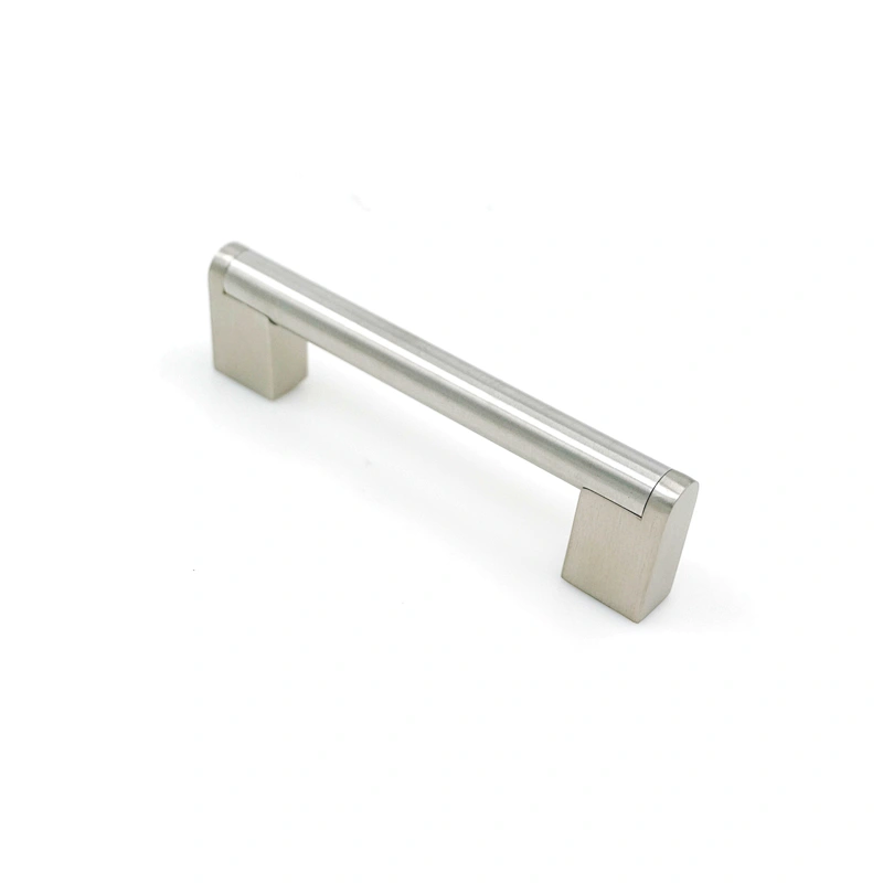 Stainless steel and zinc alloy handle