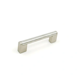 Stainless steel and zinc alloy handle