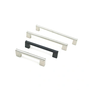 Stainless steel and zinc alloy handle
