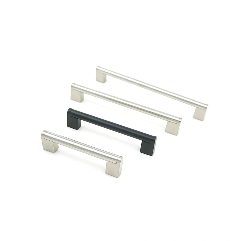 Stainless steel and zinc alloy handle