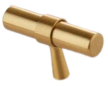 Brass knob