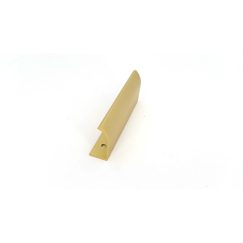 Aluminum angled pull eage handle