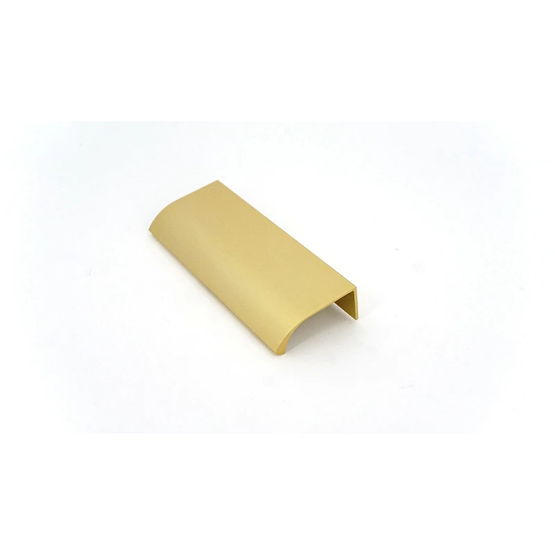 Aluminum angled pull eage handle
