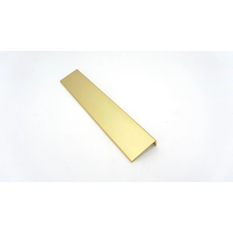 Aluminum angled pull eage handle