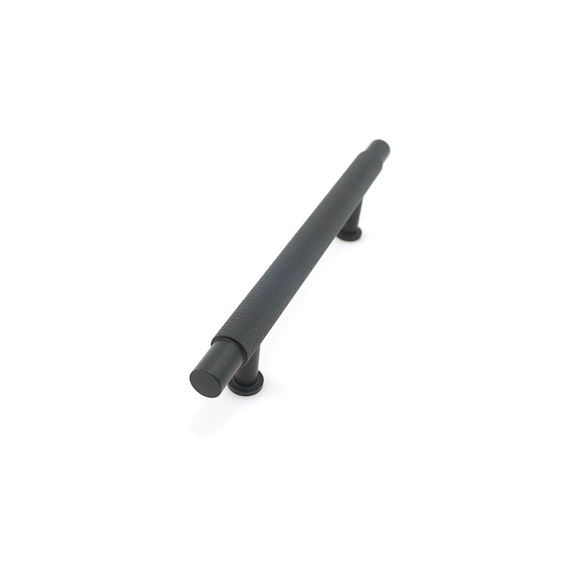 Aluminum Knurled handle T-bar pull design