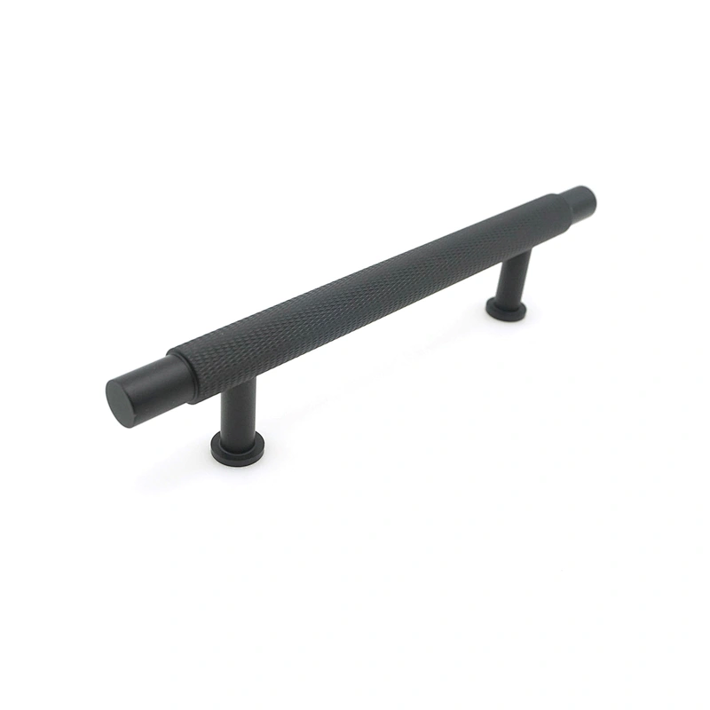 Aluminum Knurled handle T-bar pull design