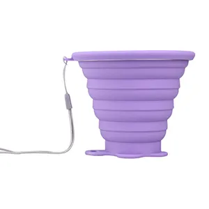 Silicone travel cup