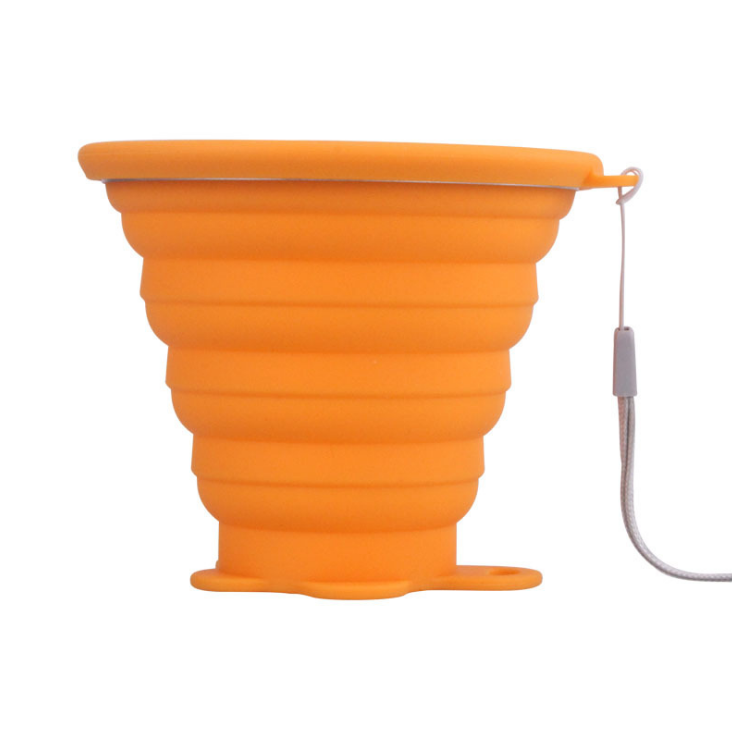 Silicone travel cup