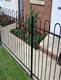 victorian hoop picket fence