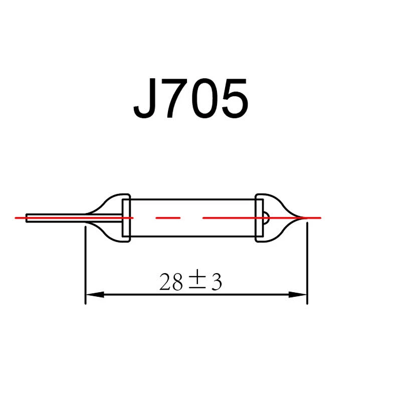 J705By 金属盖革计数管