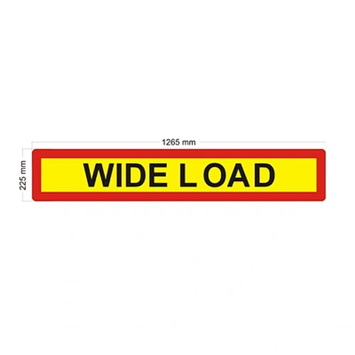 WIDE LOAD Plate 