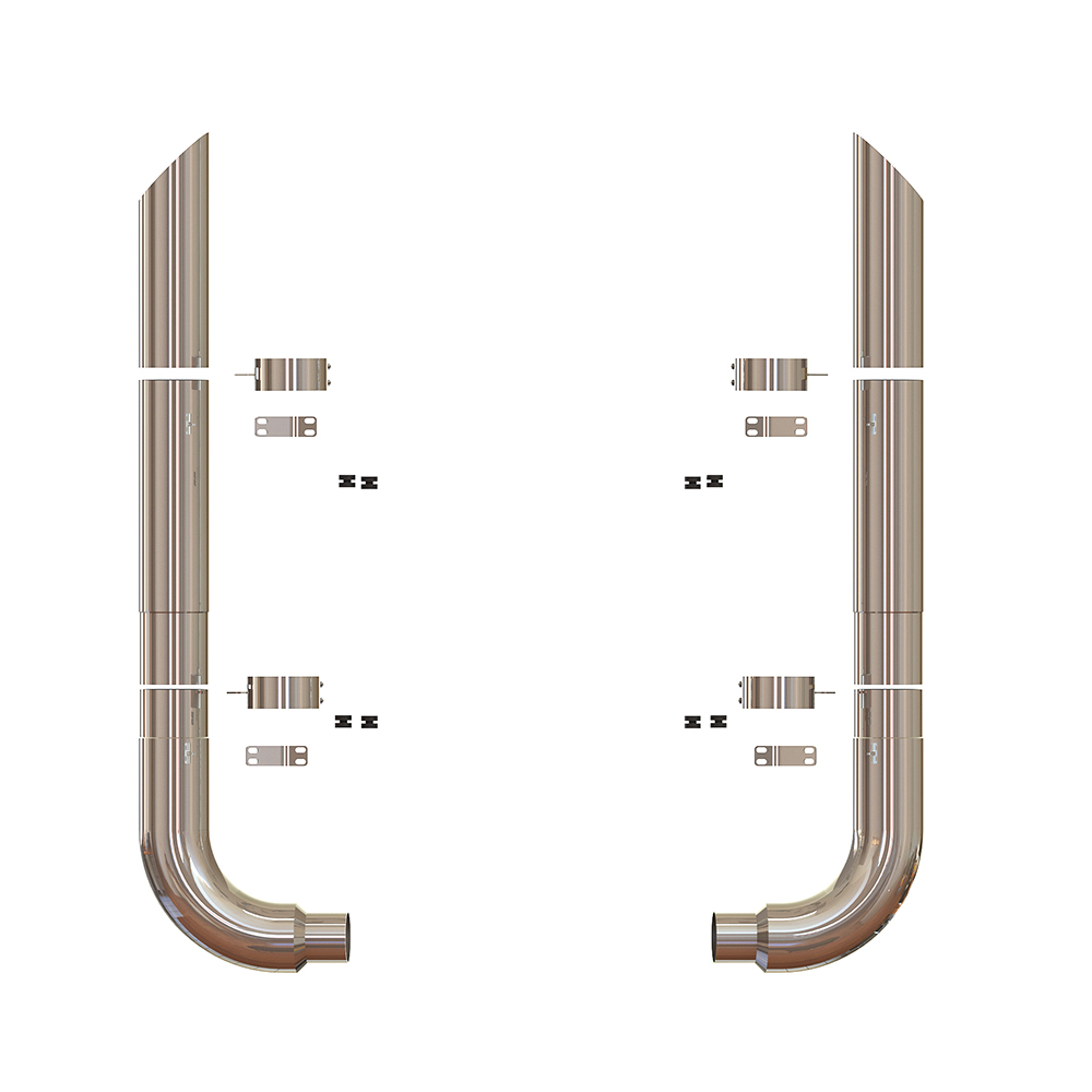 8 Inch Picket Style Exhaust Elbow for peterbilt 379 389