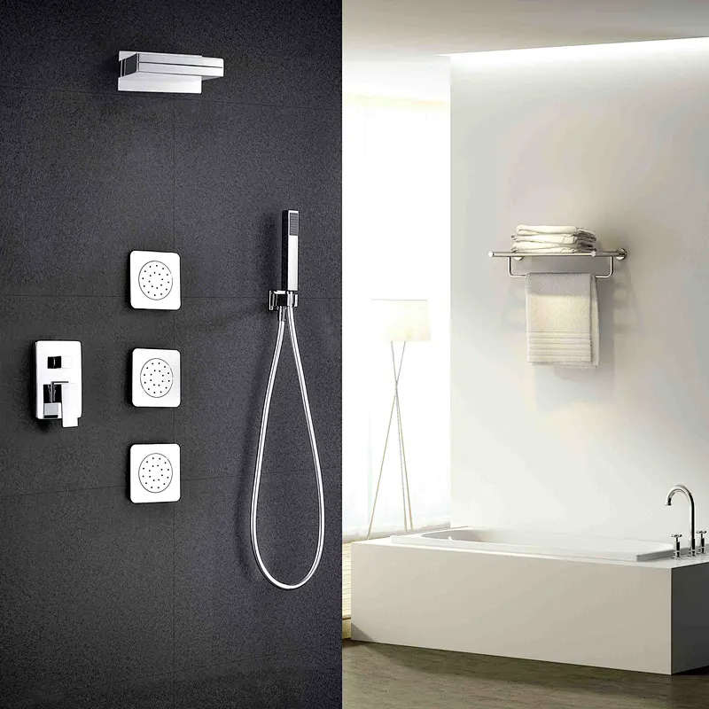 shower faucet set shower column gold shower column pipe shower column set shower column stainless steel In Wall Shower Set