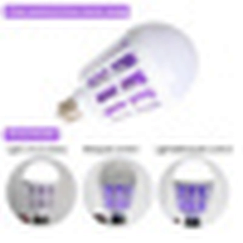Inicio Nuevo Tipo IP33 15w 220v lampara insecticida Recargable Electric Mosquito Killer Bombilla