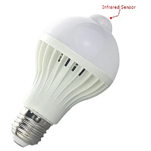 Los fabricantes de China 9W 12W SMD llevaron el bulbo del sensor de movimiento de la luz de bulbo LED con Pir