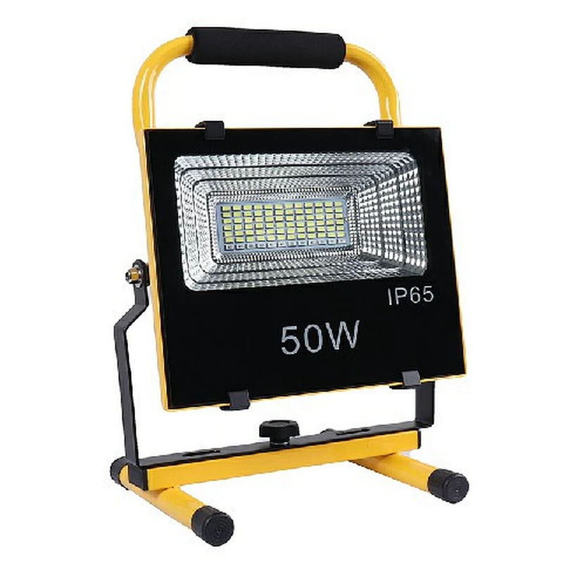 Luz de trabajo de emergencia portátil al aire libre de los fabricantes de China 50w 100w luz de inundación LED solar recargable