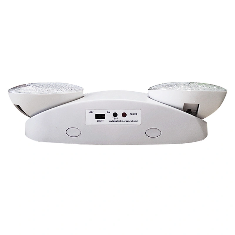 Fabricantes de luces de alta calidad, venta al por mayor, nueva luz de emergencia LED de doble cabezal recargable inteligente