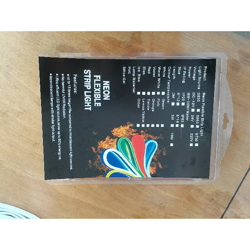 Tira de luz de neón led de color de alta calidad personalizada de Guangzhou, letrero de neón de Navidad para fiestas