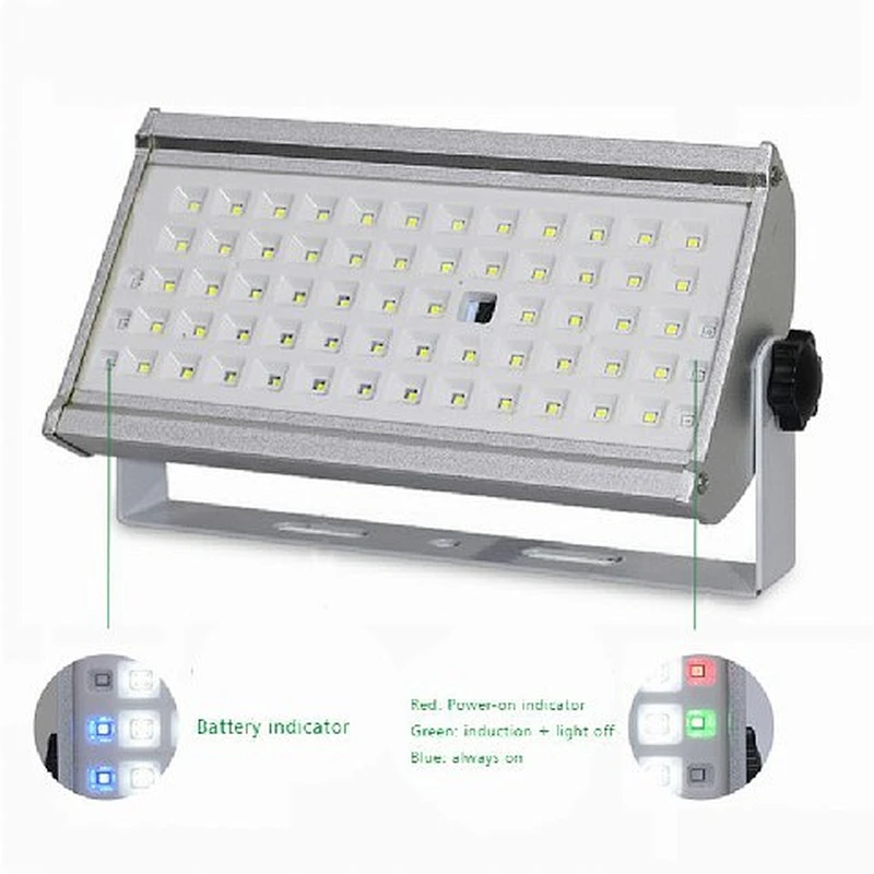 Sensor de movimiento de luz de inundación led para exteriores con energía solar de fábrica de Guangdong 30W 12W 6W LED luz solar para jardín