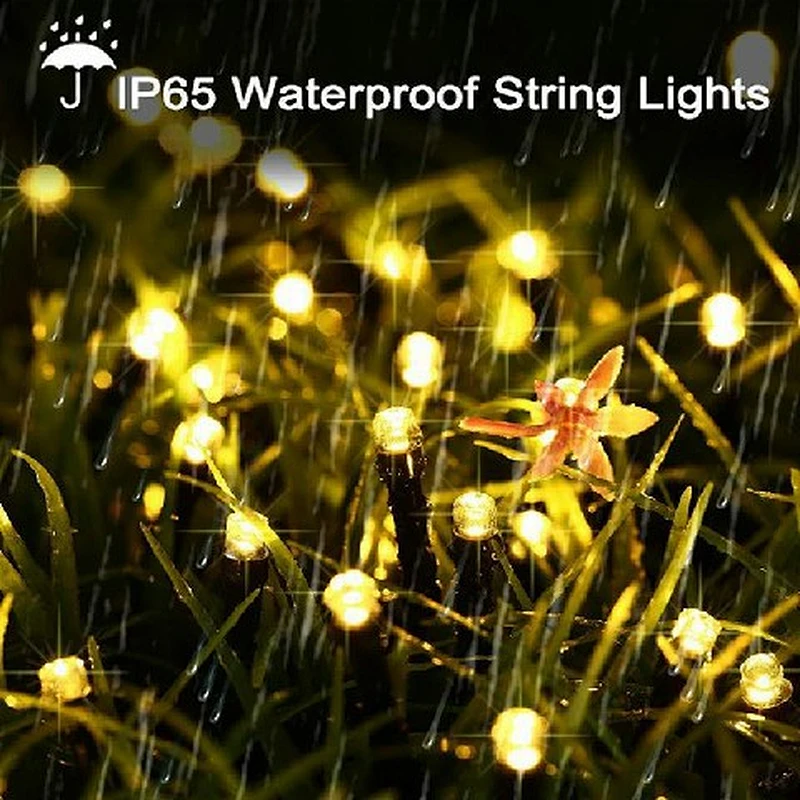 El banquete de boda del jardín de la Navidad de los fabricantes de China llevó la bombilla de luces de la secuencia al aire libre de la iluminación de la secuencia del día de fiesta